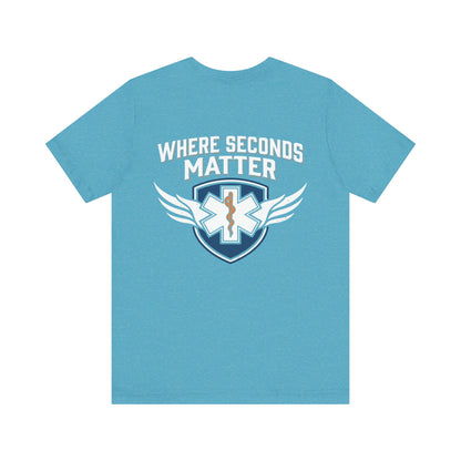 EMT T‑Shirt – "Where Seconds Matter" Emergency Medical Tech Tee