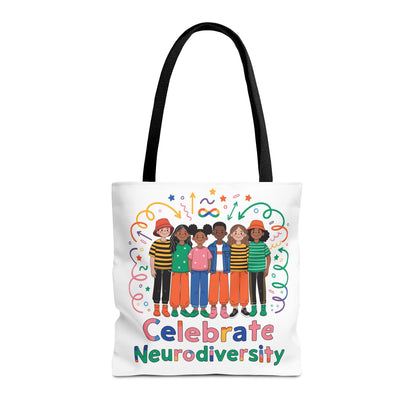 Celebrate Neurodiversity Tote Bag — Inclusive Pride Reusable Shopper