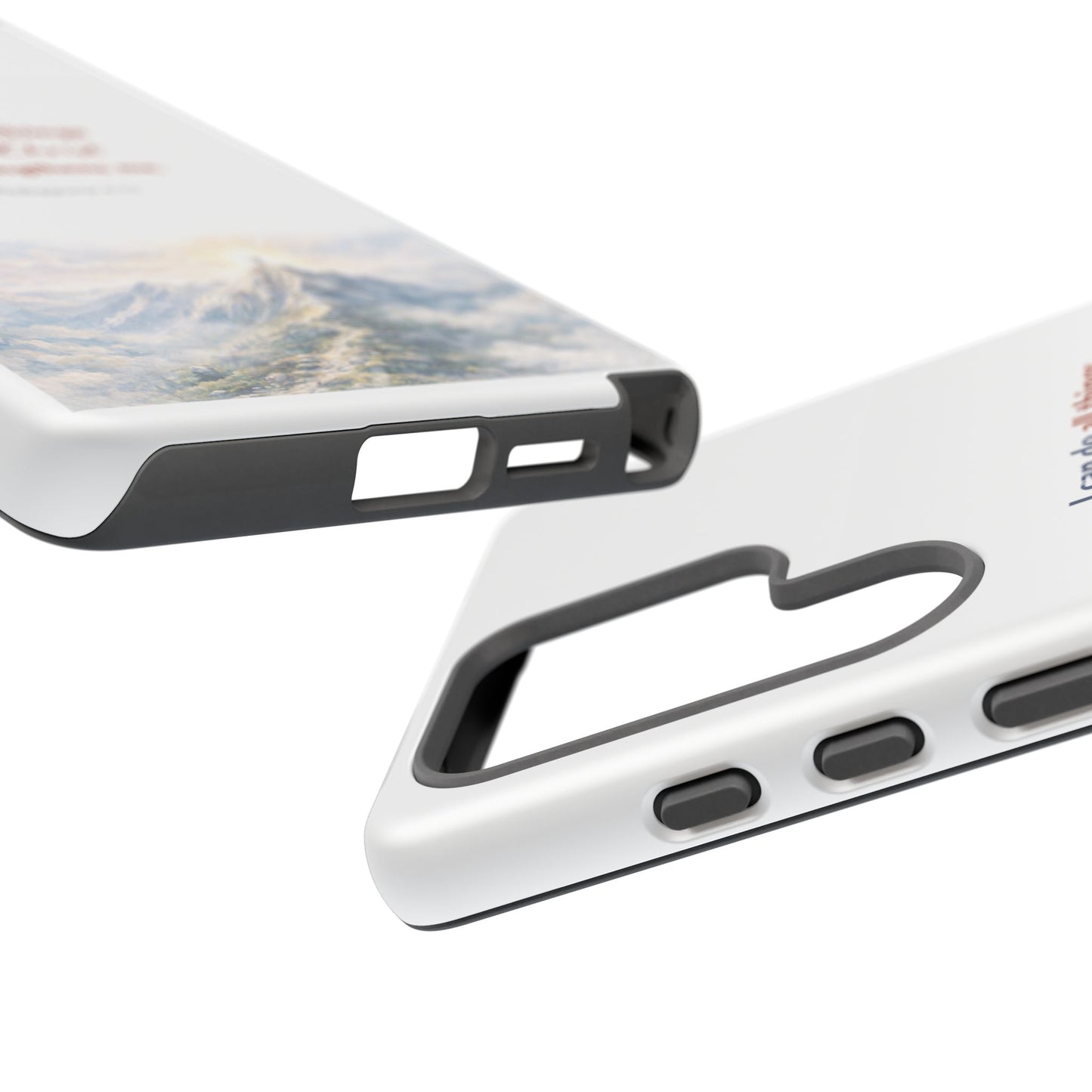 Christian Phone Case – “I Can Do All Things Through Christ” Inspirational Tough Case