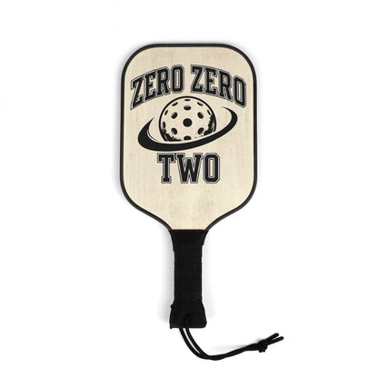Pickleball Paddle Set – “Zero Zero Two” Graphic Pickleball Kit (2 Paddles + Balls)