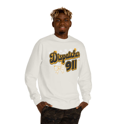 Dispatcher 911 Crewneck Sweatshirt — Emergency Dispatcher Gift