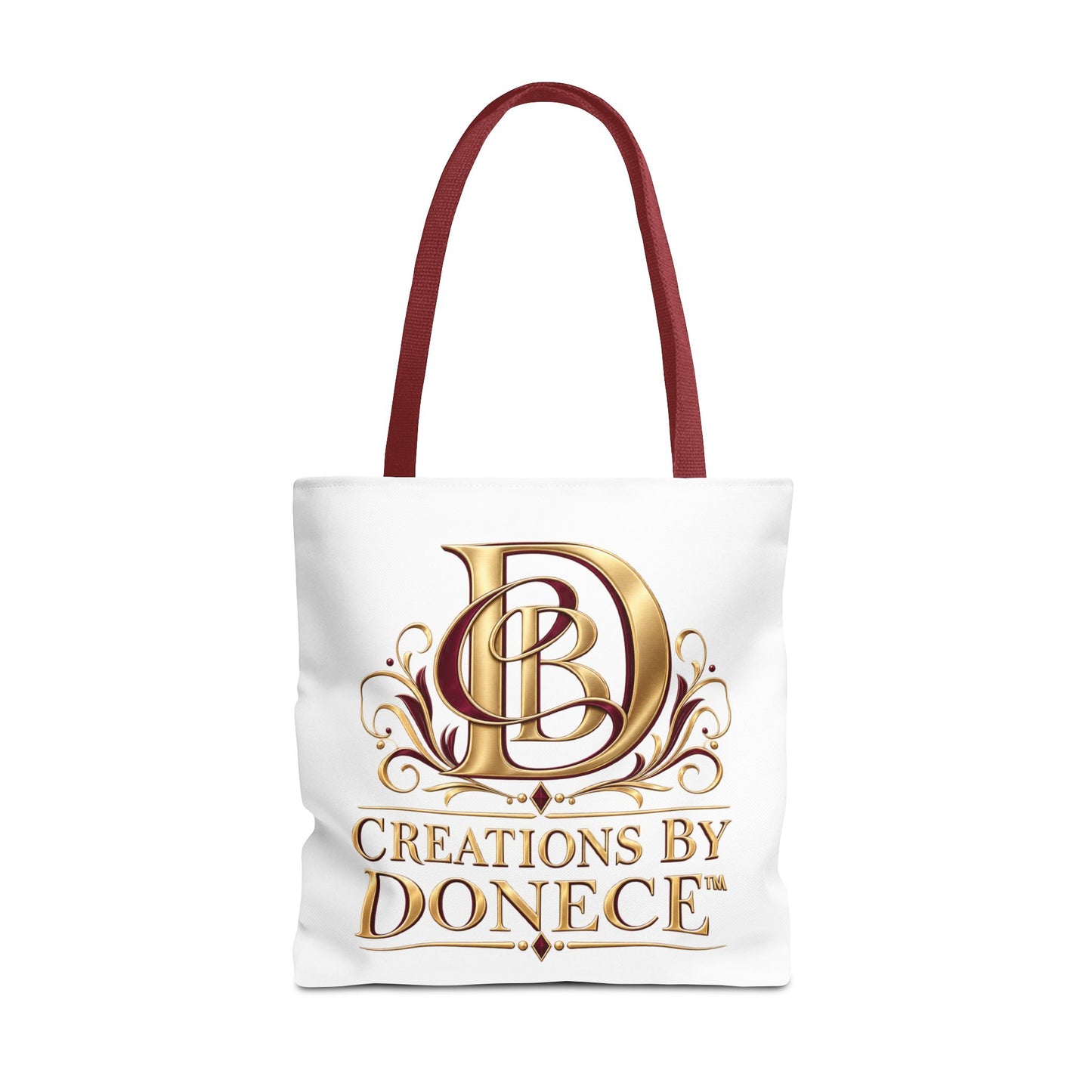 Creations by Donece Gold Logo Tote