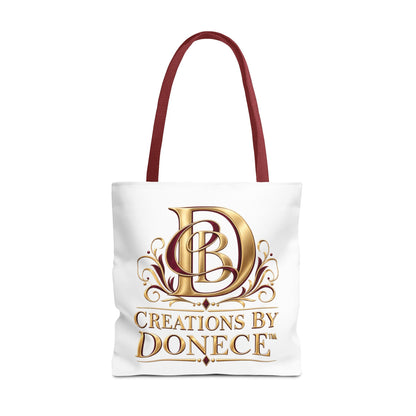Creations by Donece Gold Logo Tote