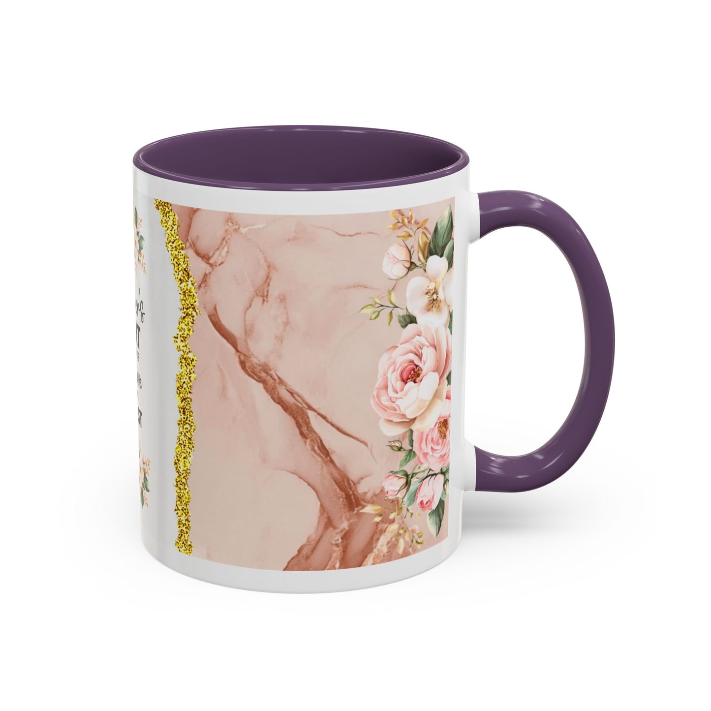Mother's Heart Floral Accent Coffee Mug – “A Mother's Heart…Where Love Speaks the Loudest” (11/15oz)