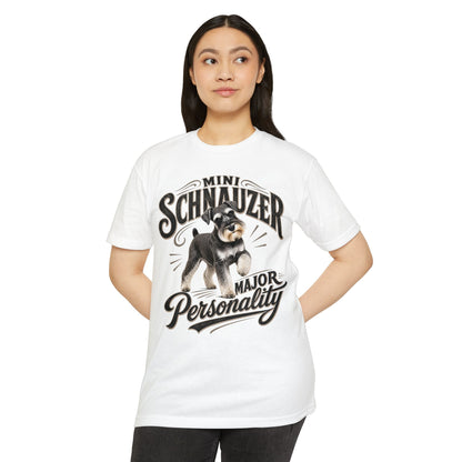 Mini Schnauzer T-Shirt — "Major Personality" Dog Lover Tee
