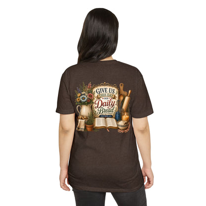 Daily Bread T-Shirt — Vintage Kitchen Bible Design