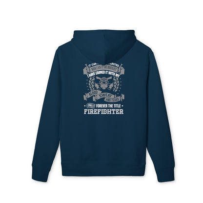 Firefighter Pride Hoodie — "I Didn't Choose the Firefighter Life" Graphic Pullover