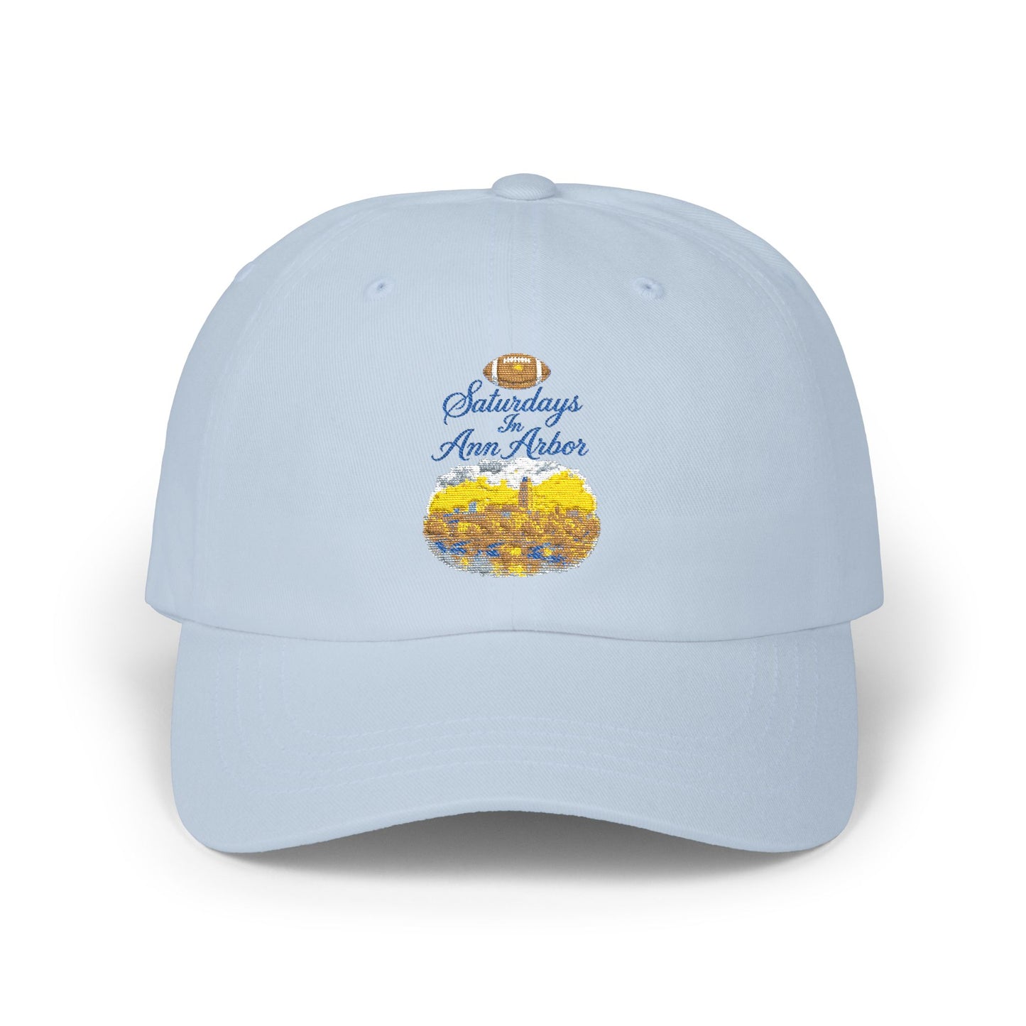 Dad Cap — Saturdays Ann Arbor Floral Embroidered Baseball Hat