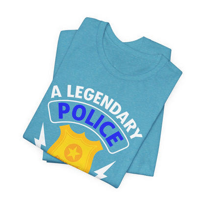 Retired Police Lieutenant T-Shirt — "A Legendary Police Lieutenant Has Retired"