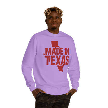 Made in Texas Sweatshirt — Retro State Pride Crewneck