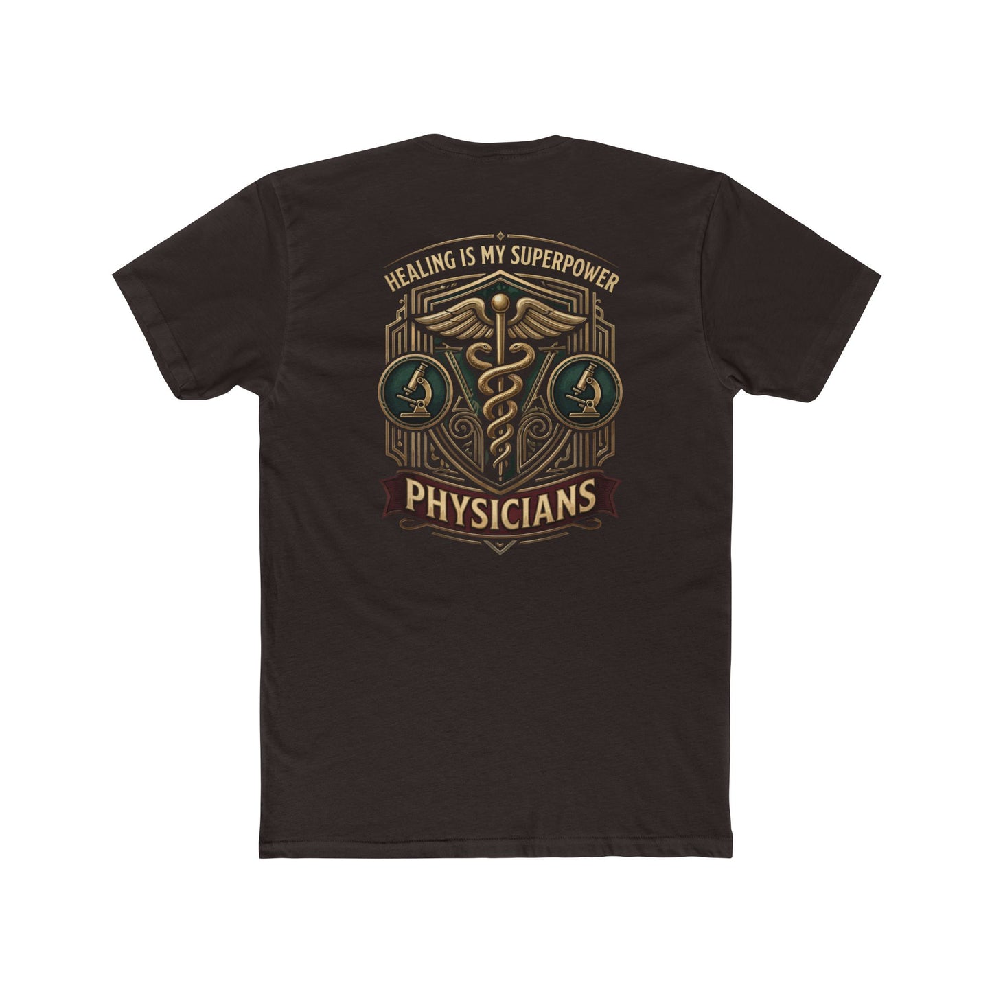Physicians Tee — "Healing Is My Superpower" Medical Caduceus Shirt