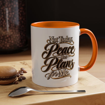 Peace Has Plans for Me Coffee Mug — Inspirational Faith Morning Mug
