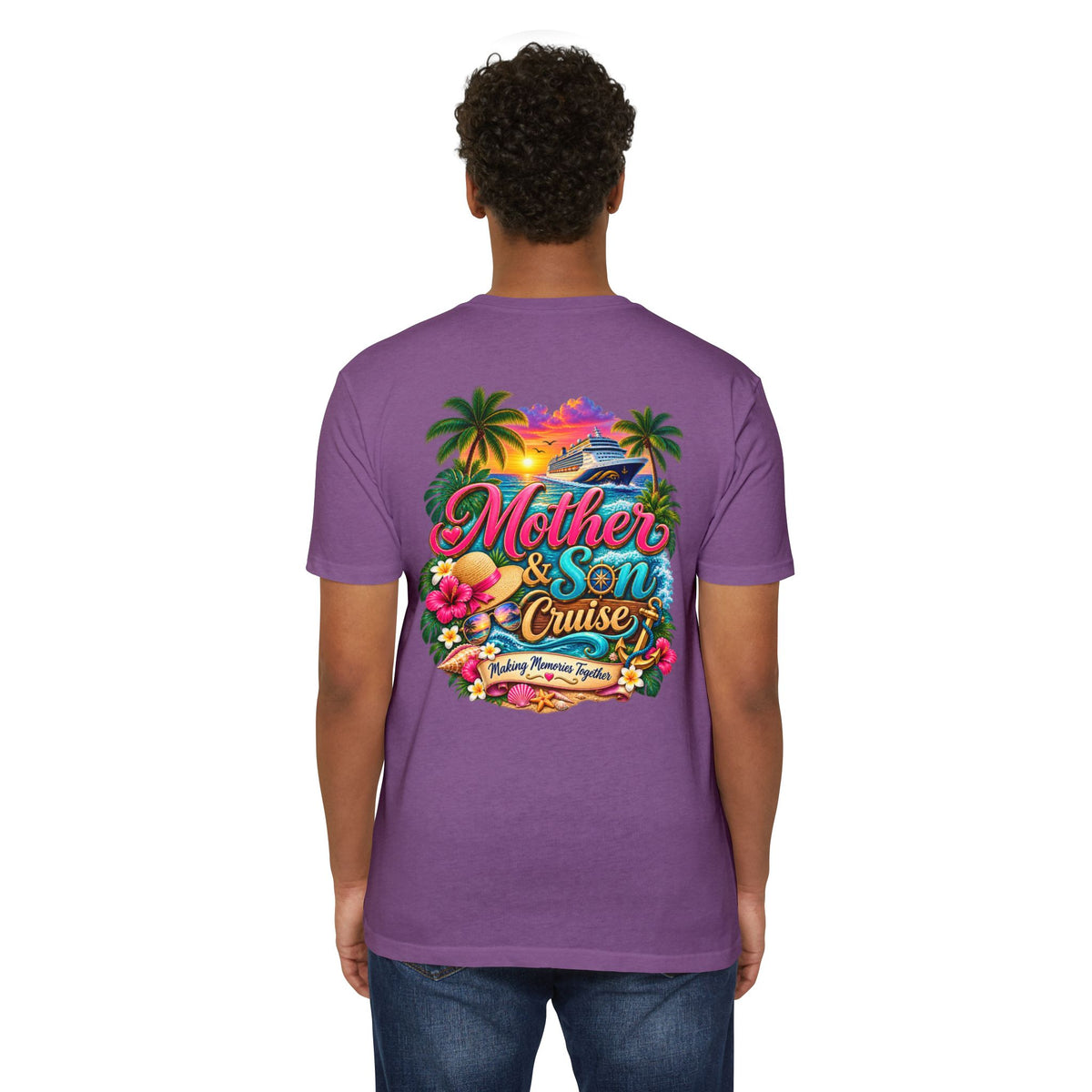 Mother & Son Cruise T-Shirt — Tropical Family Vacation Graphic Tee