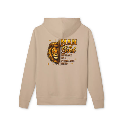 Man of God Lion Hoodie — Husband, Dad, Protector Tribute Hoodie