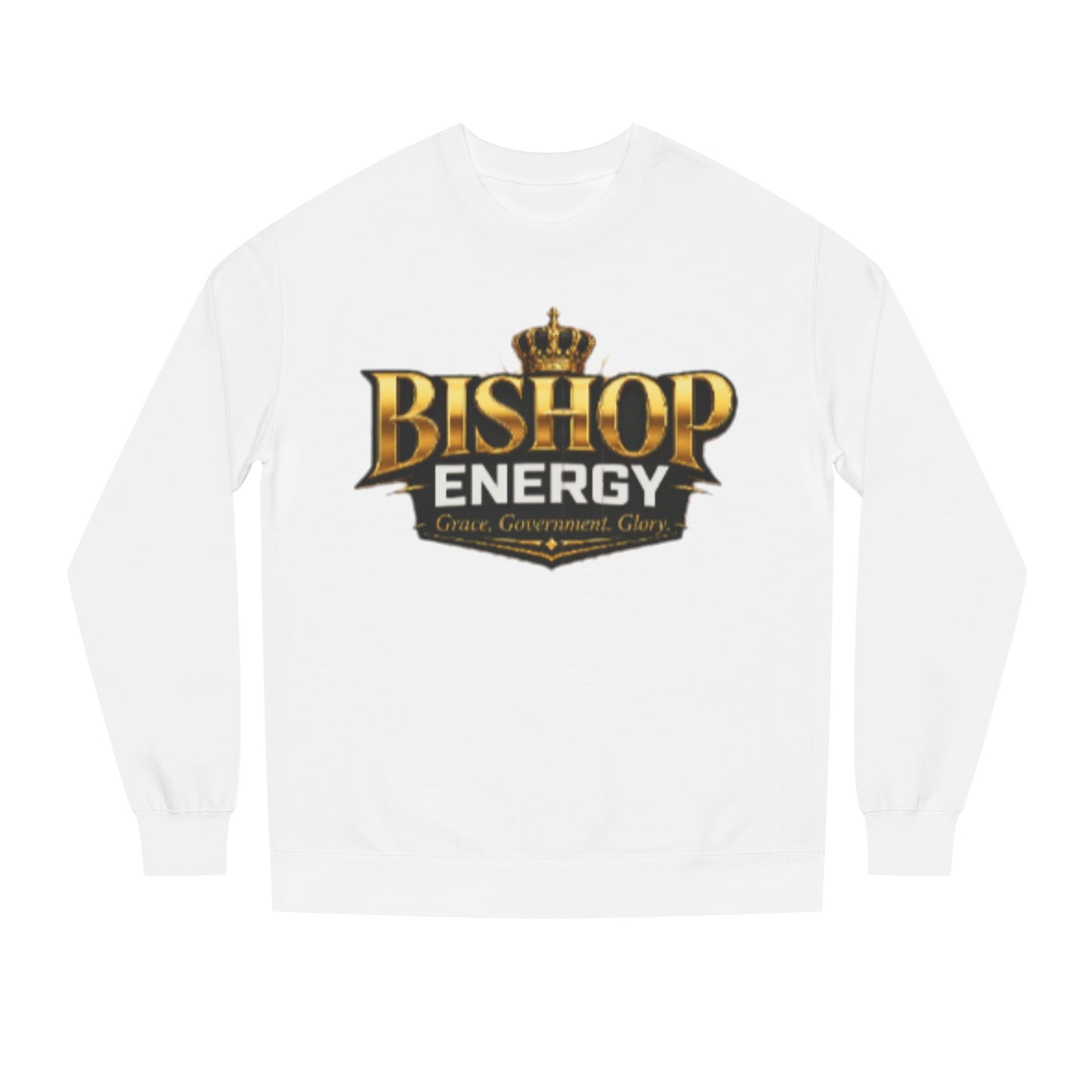 Bishop Energy Crewneck Sweatshirt — Gold Crown Logo Streetwear