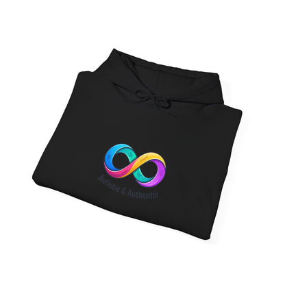 Autistic & Authentic Hoodie | neurodiversity, autistic pride