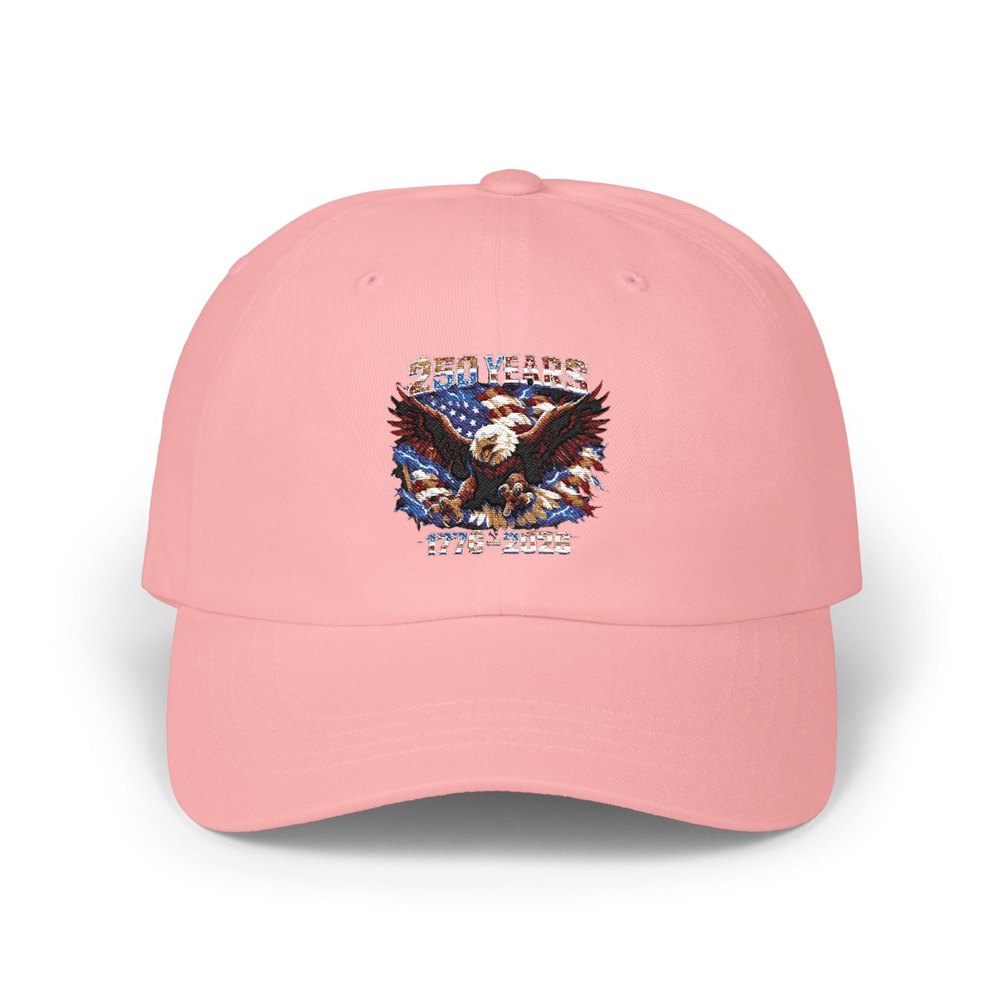 Eagle Americana Dad Cap — Patriotic Bald Eagle Embroidered Baseball Hat