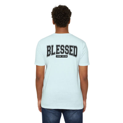 Blessed John 20:29 T-Shirt — Christian Faith Graphic Tee