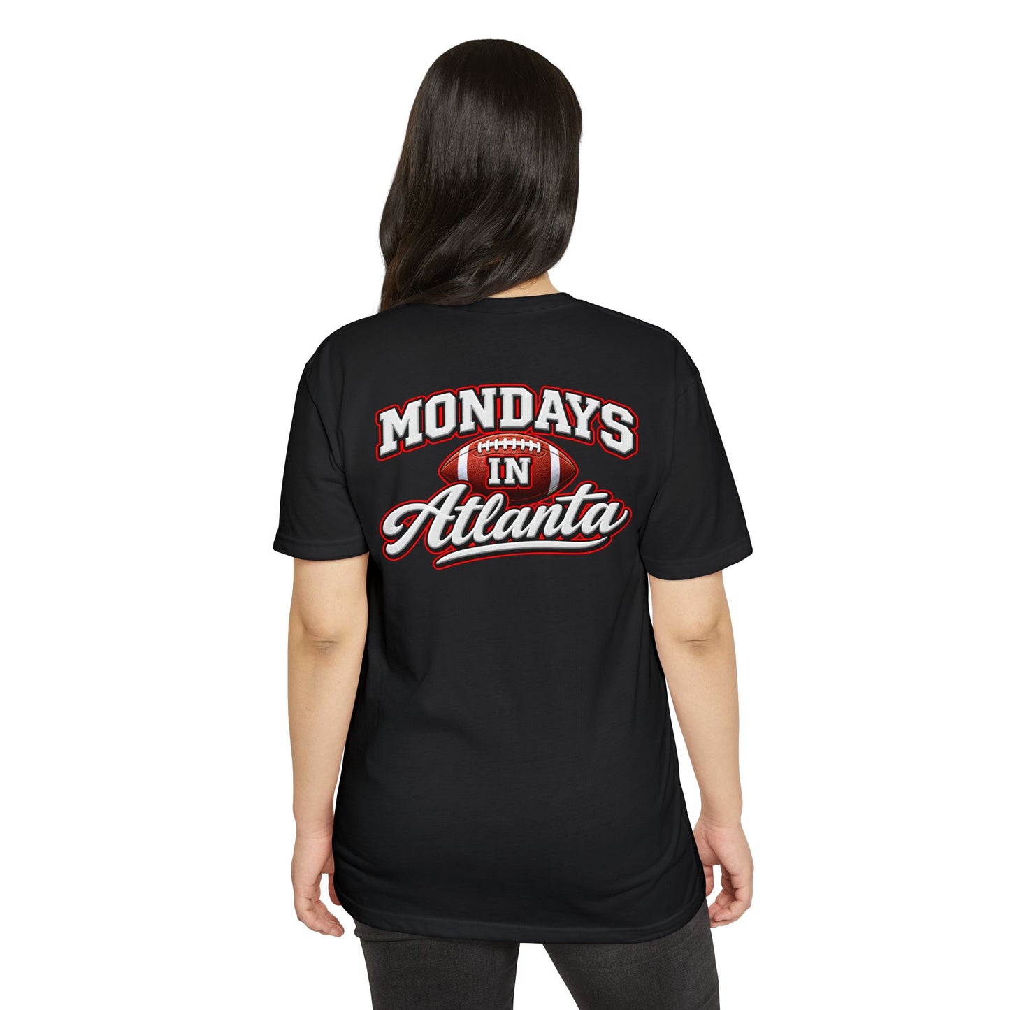 Mondays in Atlanta Football T-Shirt