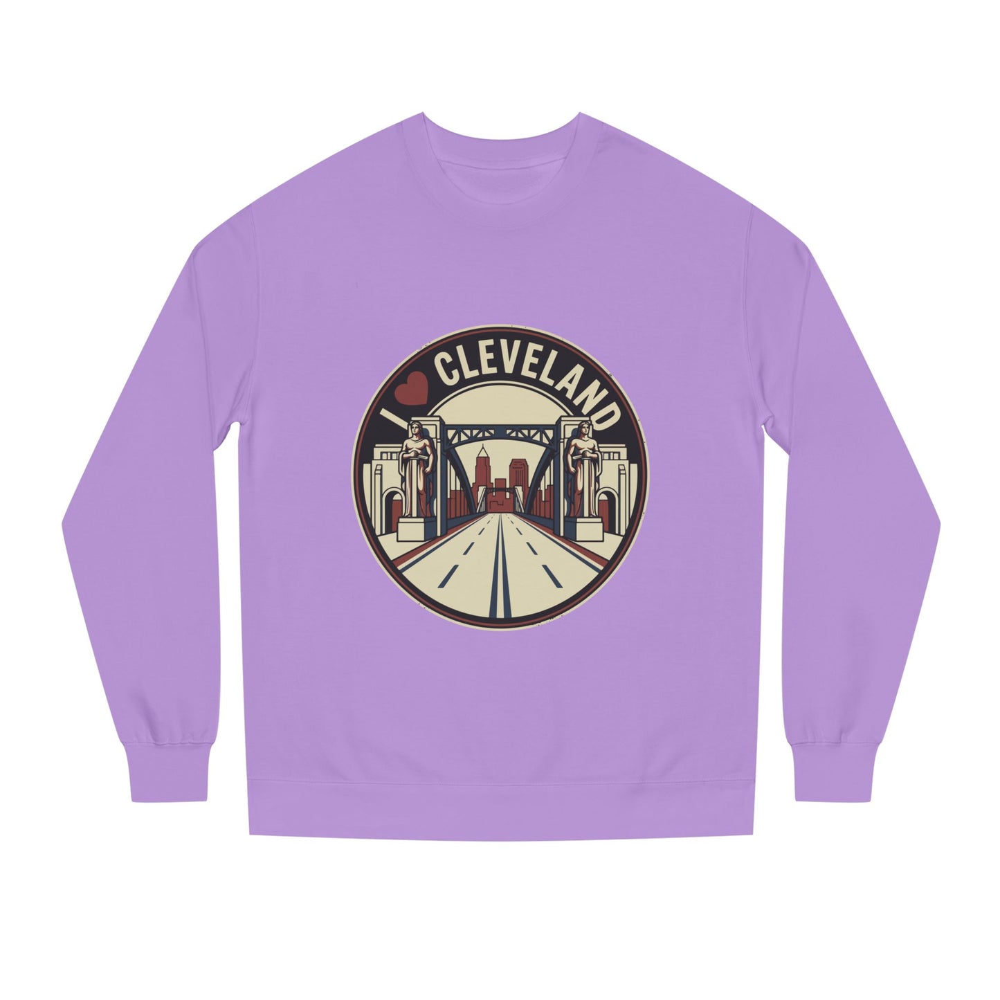 Cleveland Skyline Sweatshirt — I  Cleveland Retro City Crewneck