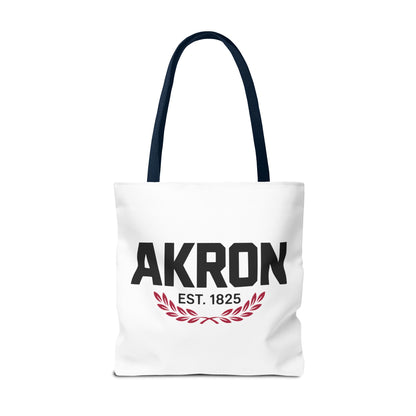 Akron Est. 1825 Tote Bag — City Pride Canvas Tote