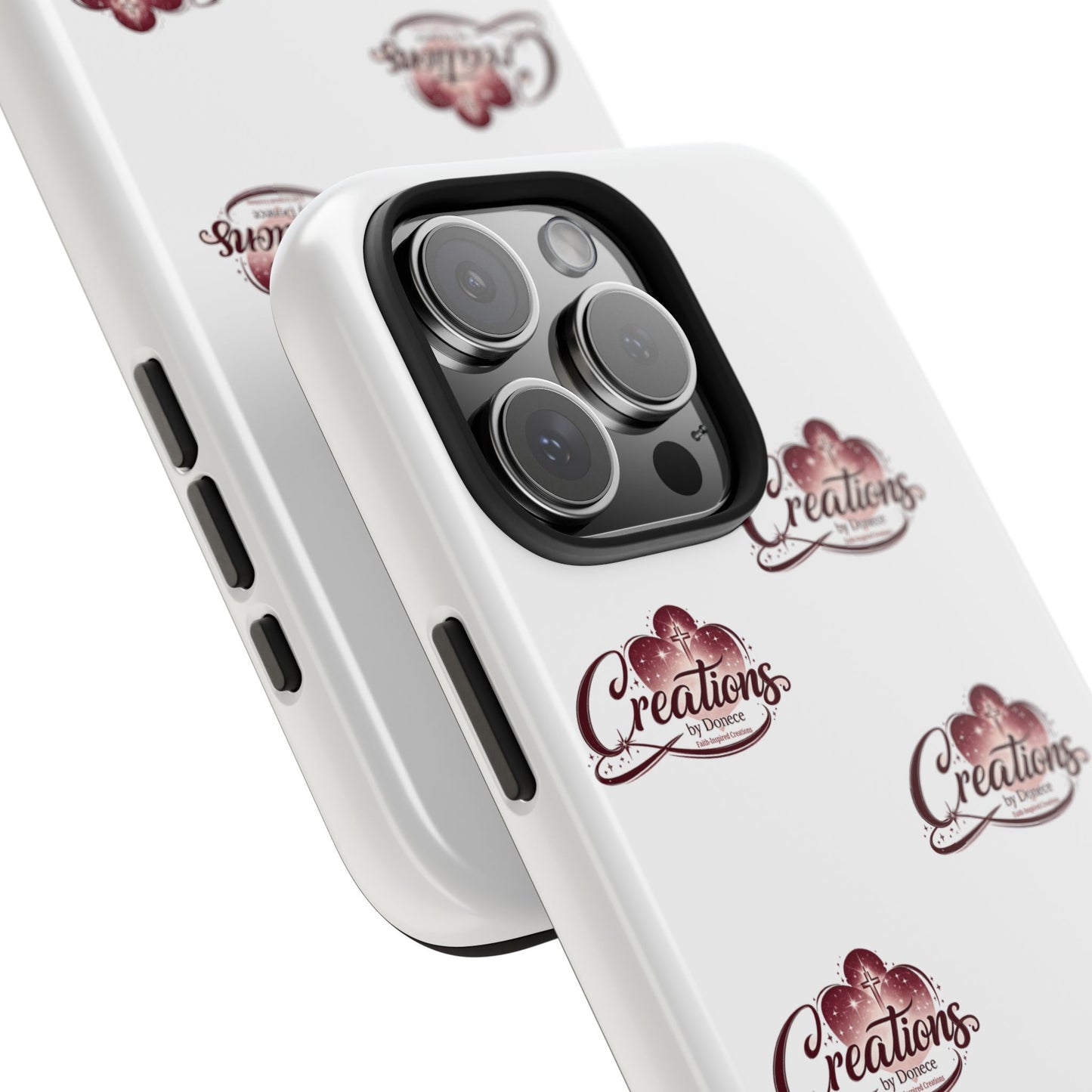 Logo Pattern Tough Phone Case — Creations Repeat Design