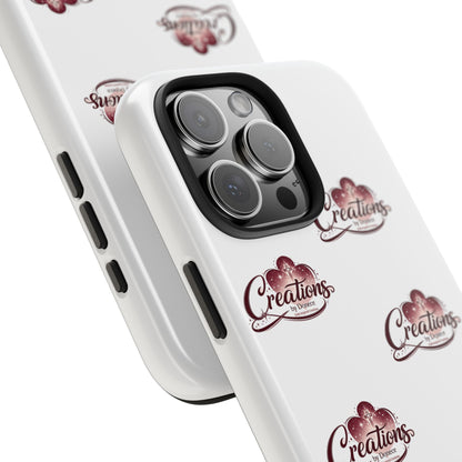 Logo Pattern Tough Phone Case — Creations Repeat Design