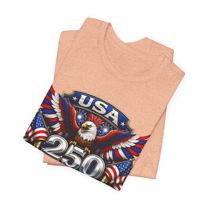 USA 250th Eagle T-Shirt — 1776–2026 Patriotic American Independence Tee