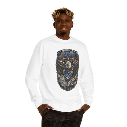 American Airmen Eagle Sweatshirt — Patriotic Air Force Crewneck