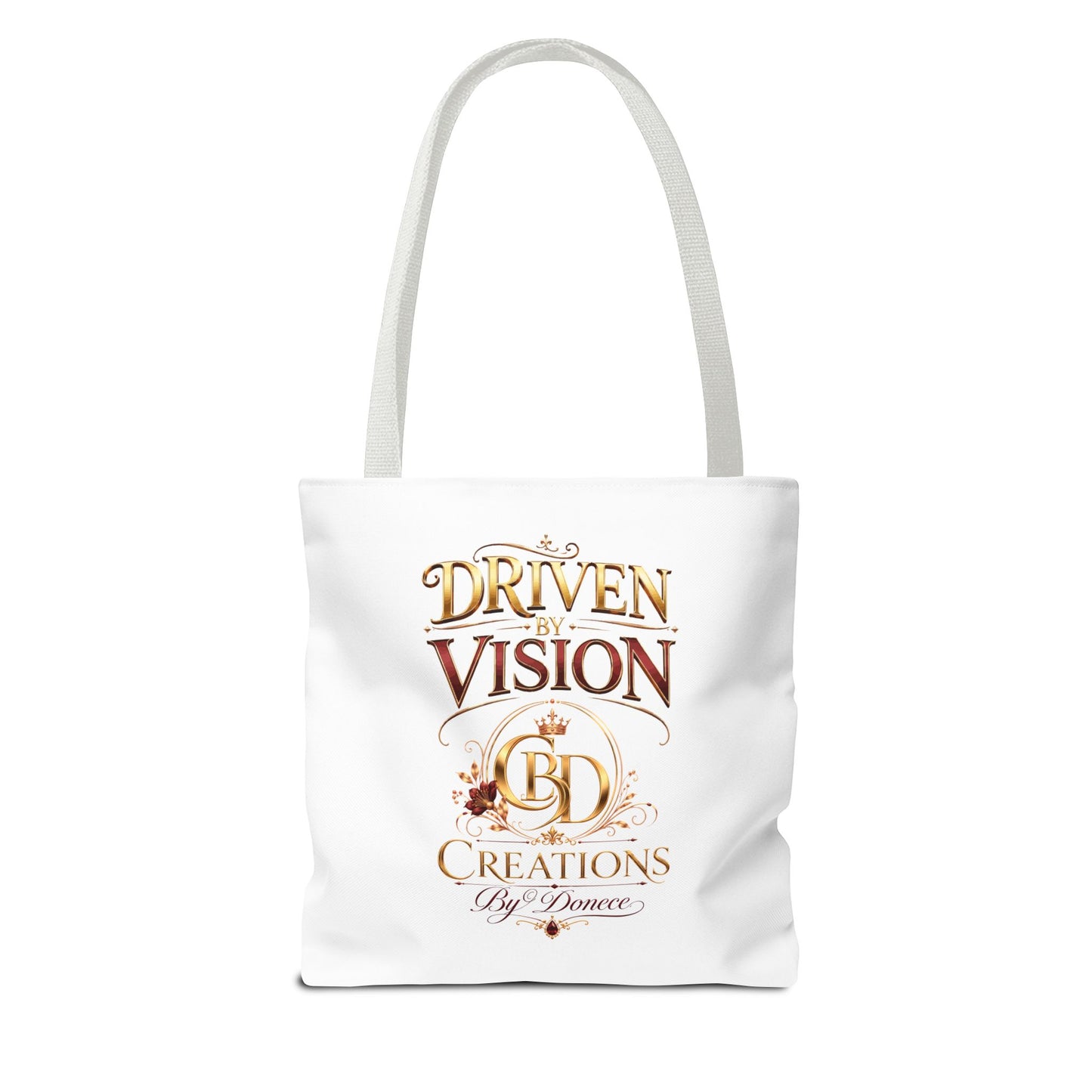 Driven by Vision Tote Bag — Branded BD Creations All-Over Print Tote