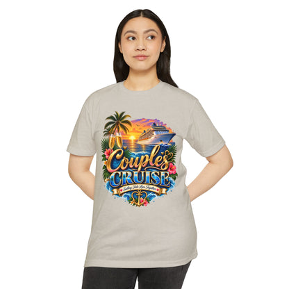 Couples Cruise T-Shirt — Tropical Cruise Vacation Graphic Tee