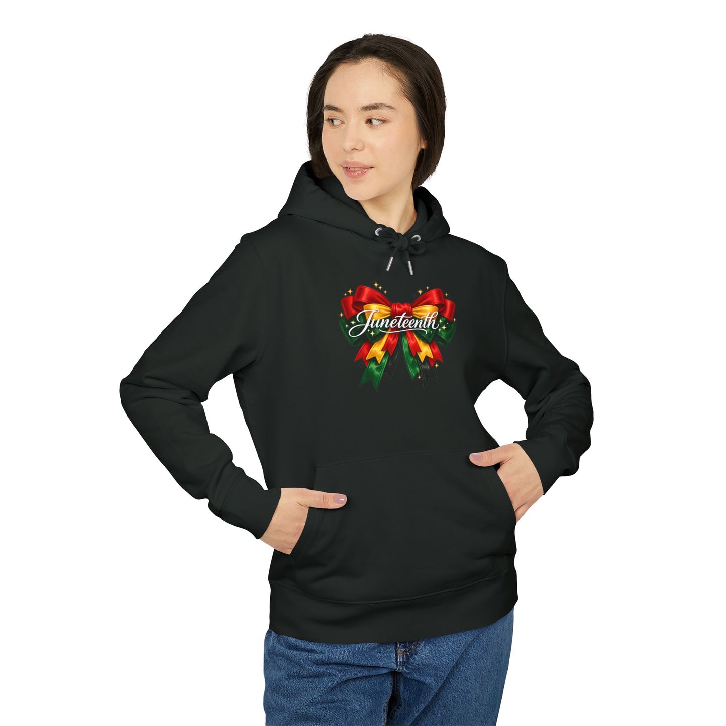 Juneteenth Ribbon Hoodie — Juneteenth Celebration Pullover