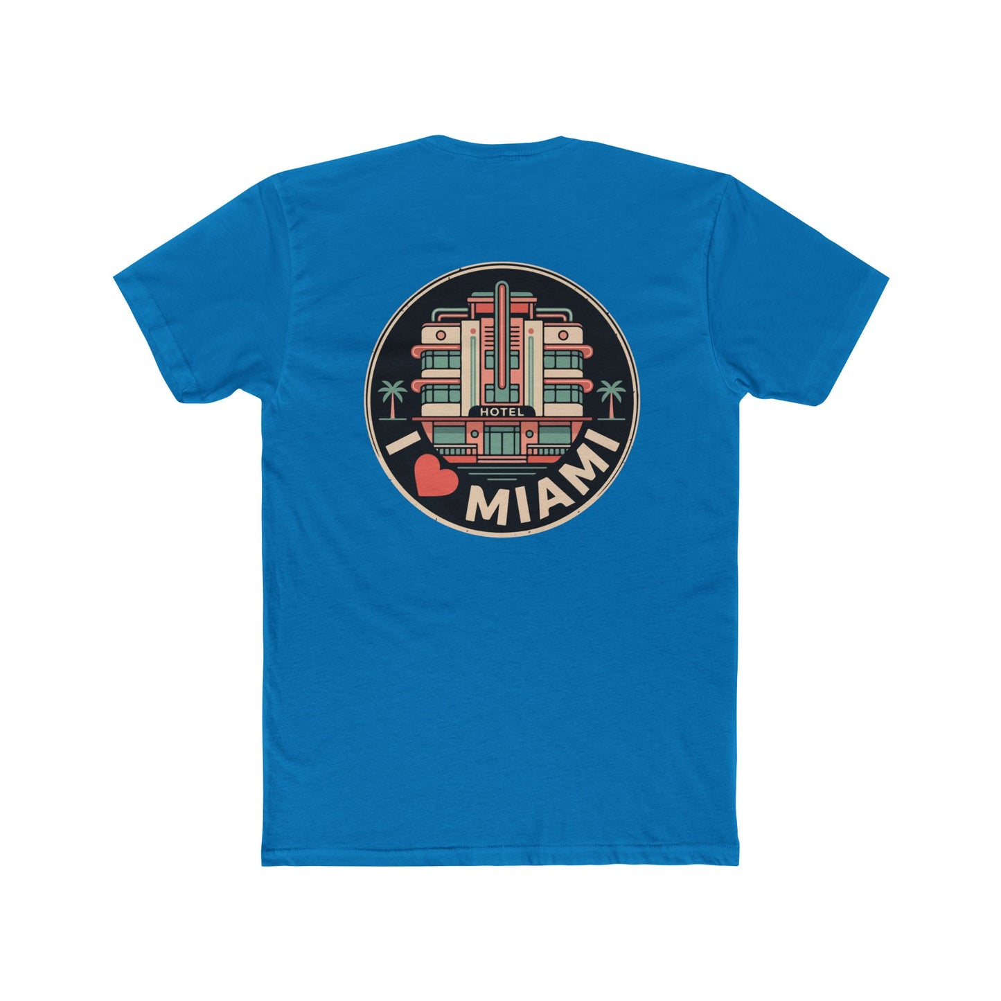 Miami Art Deco T‑Shirt — I  Miami Retro Travel Tee