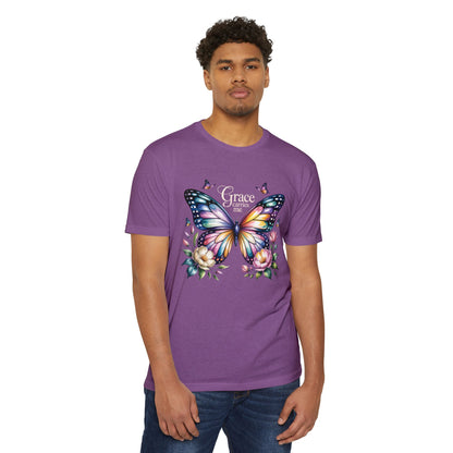 Grace Carries Me Butterfly T-Shirt