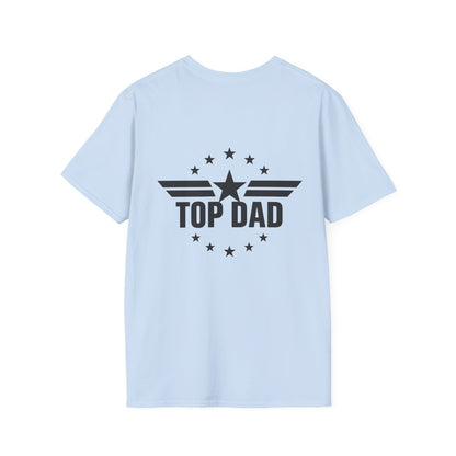 Top Dad T-Shirt — Retro Star Emblem Father's Day Tee