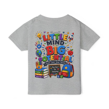 Toddler T‑Shirt — "Little Mind Big Potential" Back‑to‑School Graphic Tee