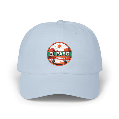 El Paso Sunset Dad Cap - Embroidered Desert Patch Baseball Hat