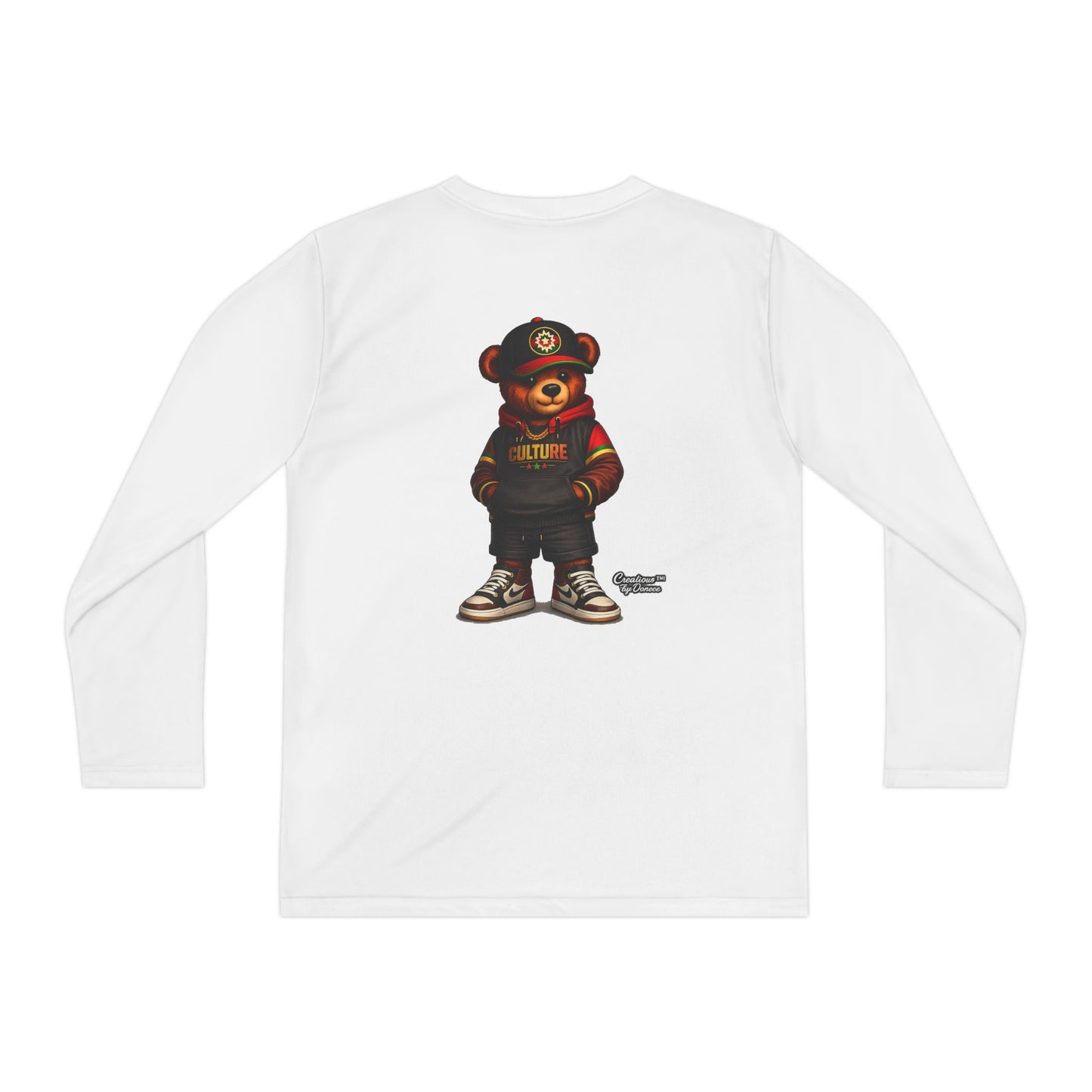 Kids Bear Graphic Long Sleeve Tee — Urban Streetwear Youth Shirt