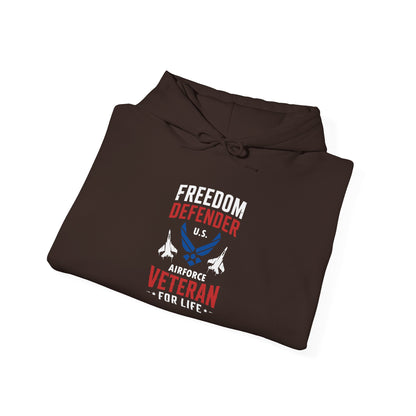 Freedom Defender U.S. Airforce Life Veteran Hoodie