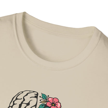 Trust the Process Brain & Flowers T-Shirt