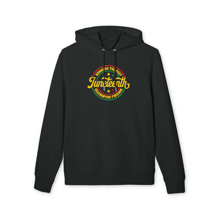 Juneteenth Hoodie — Celebrating Freedom Retro Badge Sweatshirt