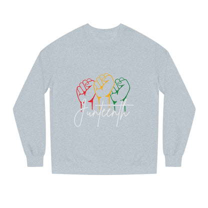 Juneteenth Fist Sweatshirt - Juneteenth Celebration Pullover