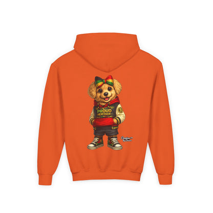 Youth Hoodie — 'Proud Heritage' Teddy Bear Streetwear Kids Pullover