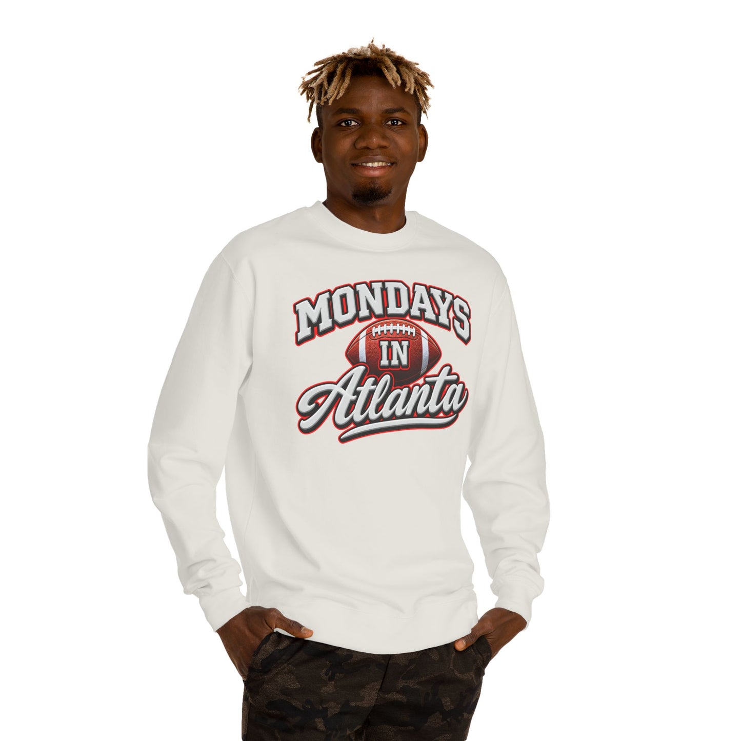 Mondays in Atlanta Football Sweatshirt