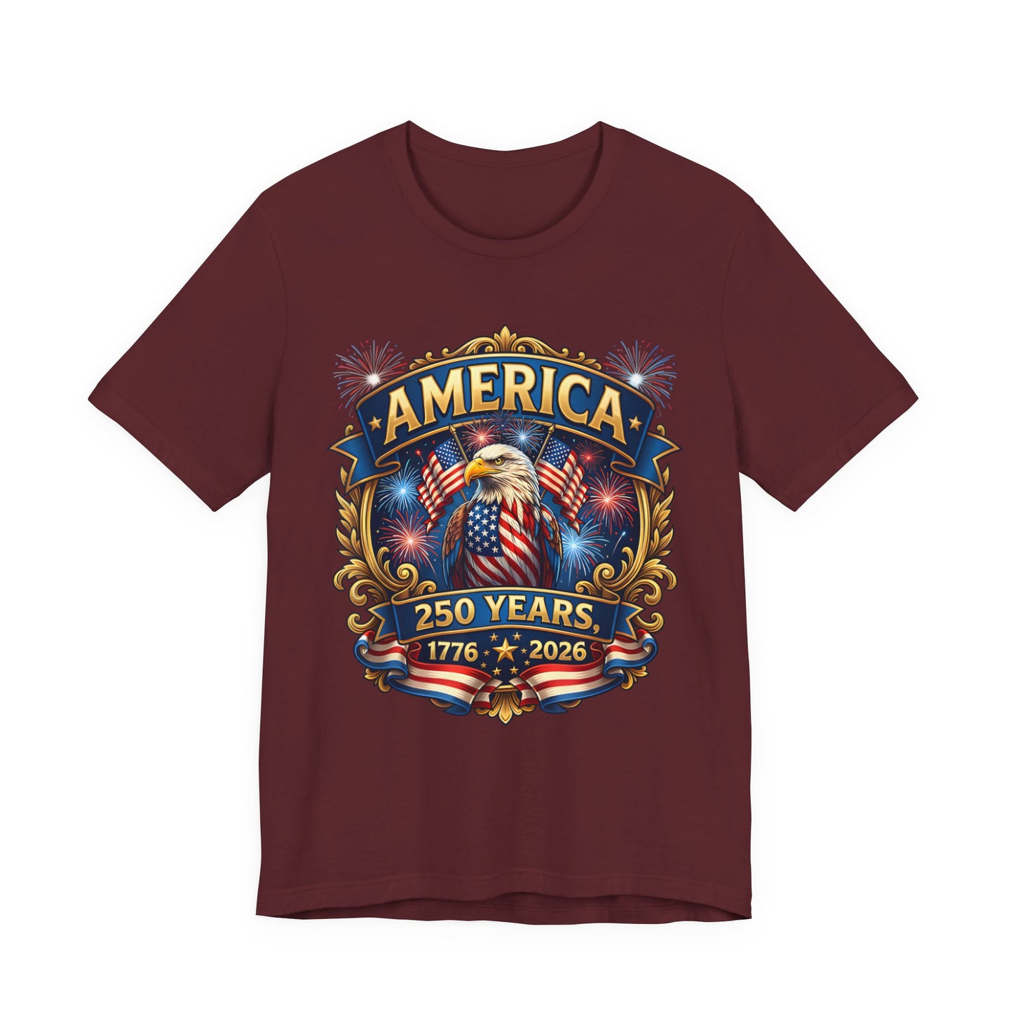 America 250th Anniversary T-Shirt — 1776–2026 Patriotic Eagle Tee