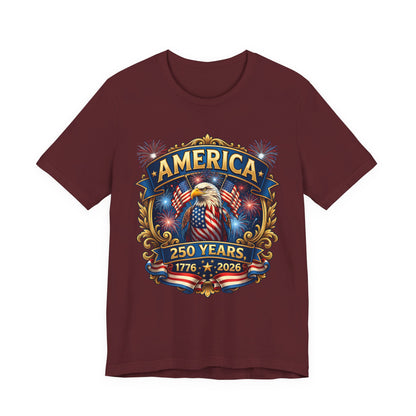 America 250th Anniversary T-Shirt — 1776–2026 Patriotic Eagle Tee