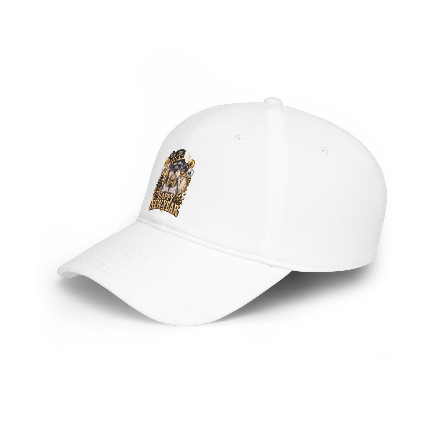 Happy New Year Bulldog Low Profile Cap