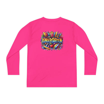 Kindergarten Crayons Youth Long Sleeve Tee