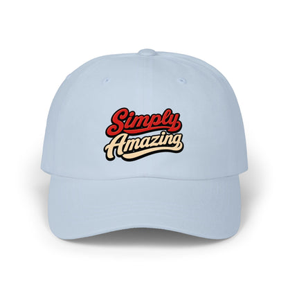 Classic Dad Cap — "Simply Amazing" Embroidered Dad Hat