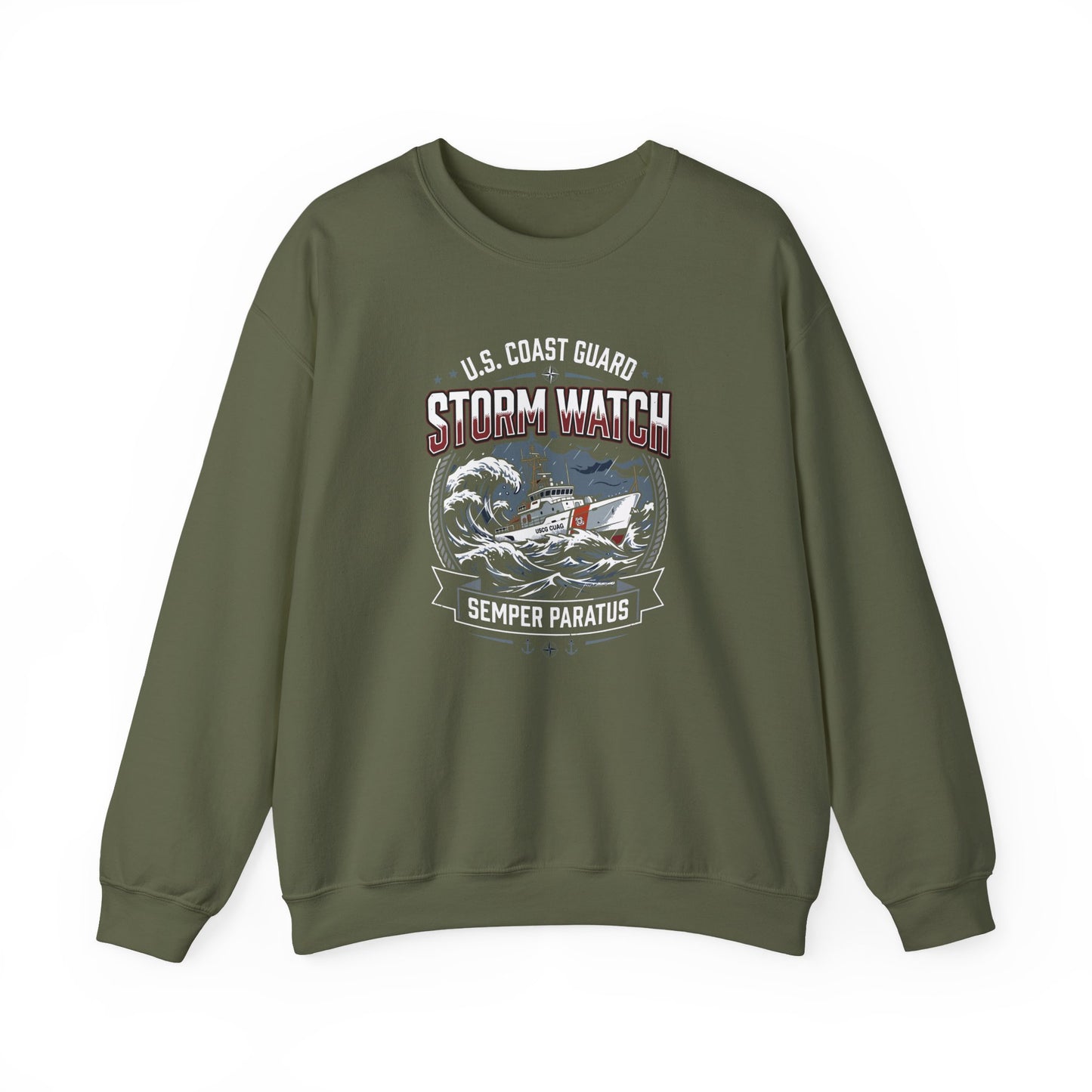 U.S Coast Guard Storm Watch Semper Paratus Sweatshirt